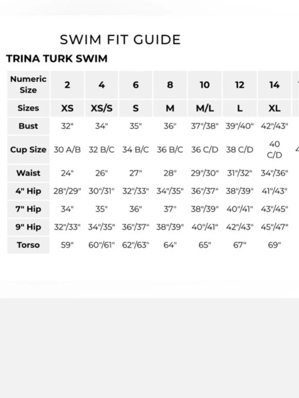 Trina Turk Bandeau Swim TOP ONLY Women's Size 4 NEW WITH TAGS